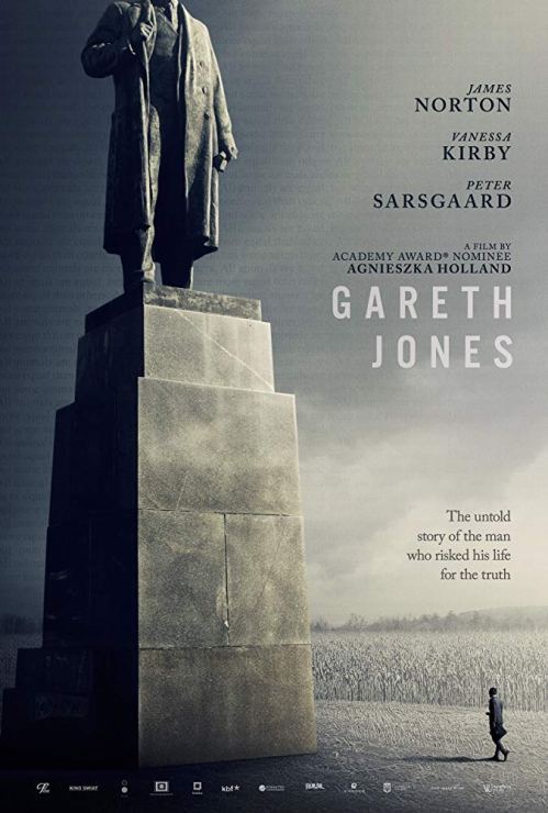 mr. jones is a 2019 drama film directed by agnieszka holland. soviet union ussr ukraine stalin's genocide holodomor in ukraine movie poster